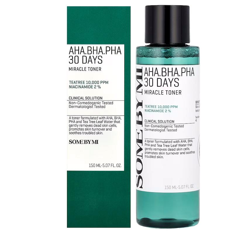 تونر معجزه 30روزه سام بای می حاویAHA,BHA,PHA